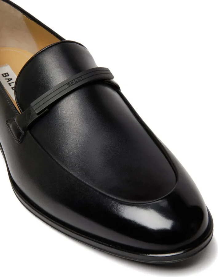 Almond-Toe Leather Loafers - Image 4