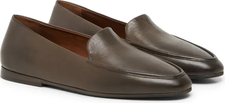 Almond-Toe Leather Loafers - Image 2