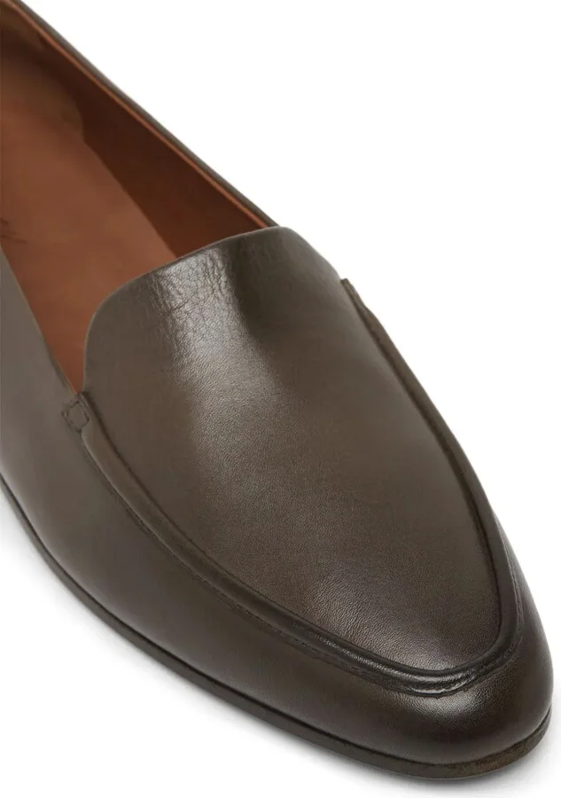 Almond-Toe Leather Loafers - Image 4