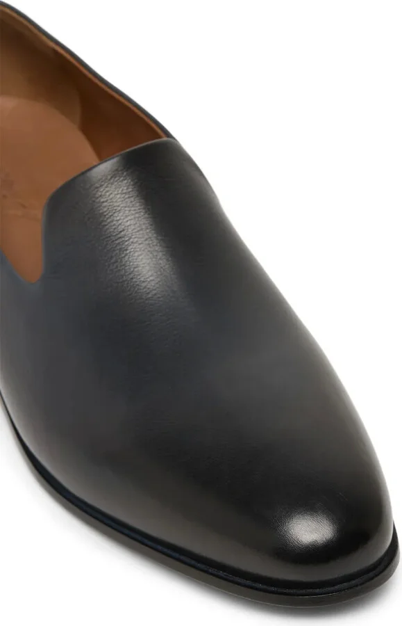 Almond-Toe Leather Loafers - Image 4
