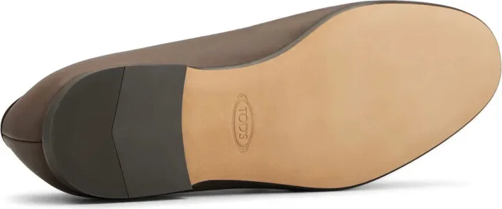 Almond-Toe Leather Loafers - Image 4