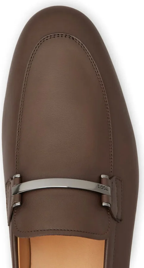 Almond-Toe Leather Loafers - Image 5