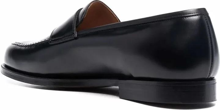 Almond-Toe Leather Loafers - Image 3