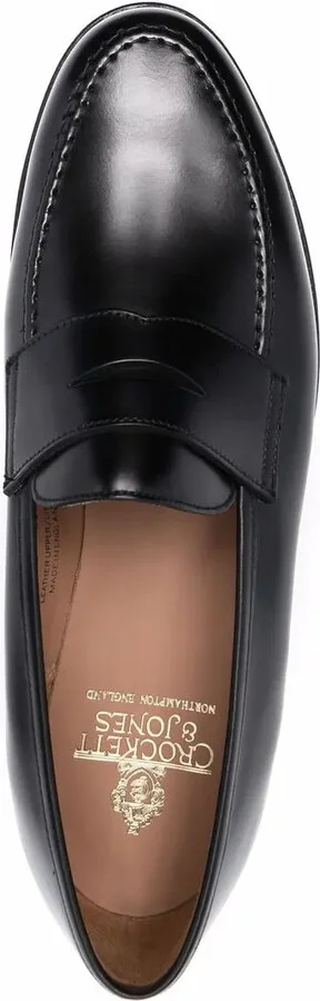Almond-Toe Leather Loafers - Image 4