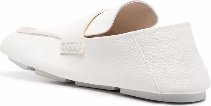 Almond-Toe Leather Loafers - Image 3