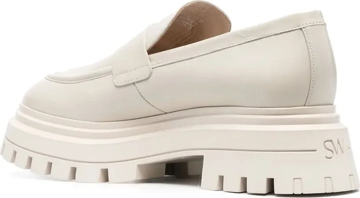 Almond-Toe Leather Loafers - Image 3