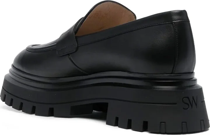 Almond-Toe Leather Loafers - Image 3