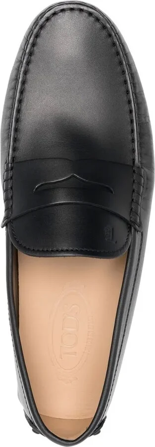 Almond-Toe Leather Loafers - Image 4