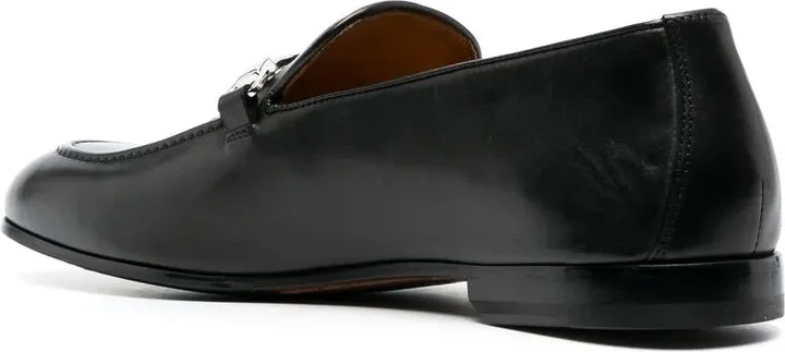 Almond-Toe Leather Loafers - Image 3