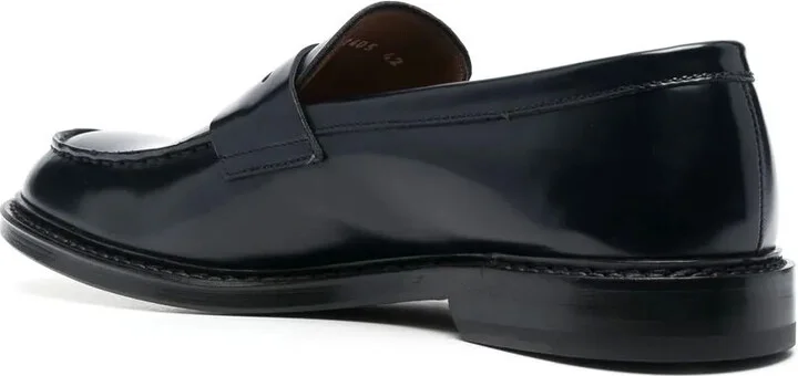 Almond-Toe Leather Loafers - Image 3