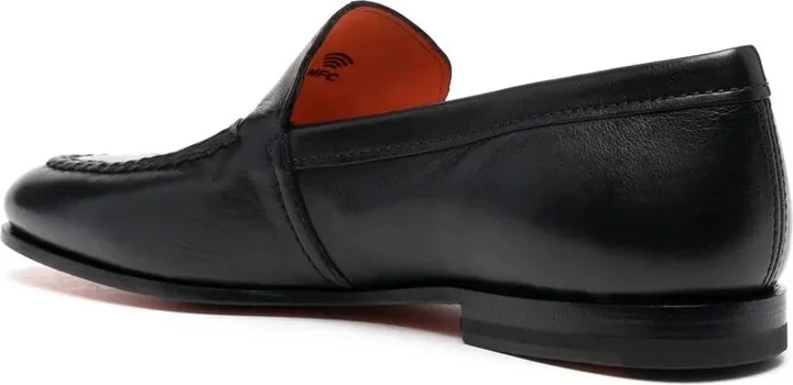 Almond-Toe Leather Loafers - Image 3
