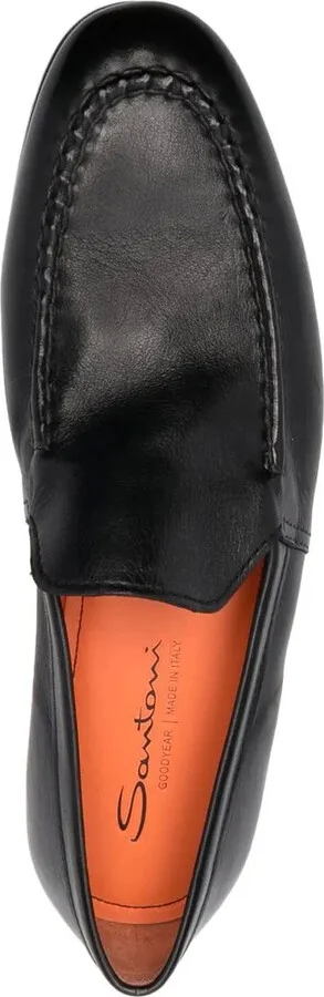 Almond-Toe Leather Loafers - Image 4