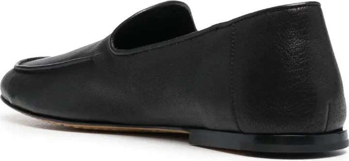 Almond-Toe Leather Loafers - Image 3