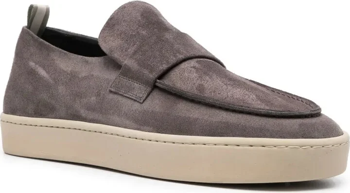 Almond-Toe Leather Loafers - Image 2