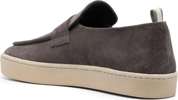 Almond-Toe Leather Loafers - Image 3