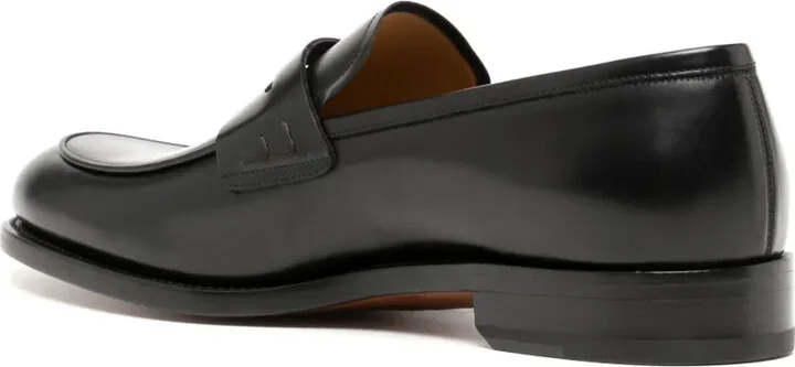 Almond-Toe Leather Loafers - Image 3