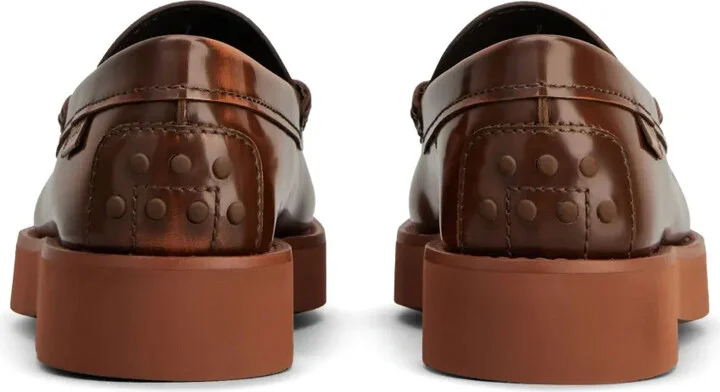 Almond-Toe Leather Loafers - Image 3