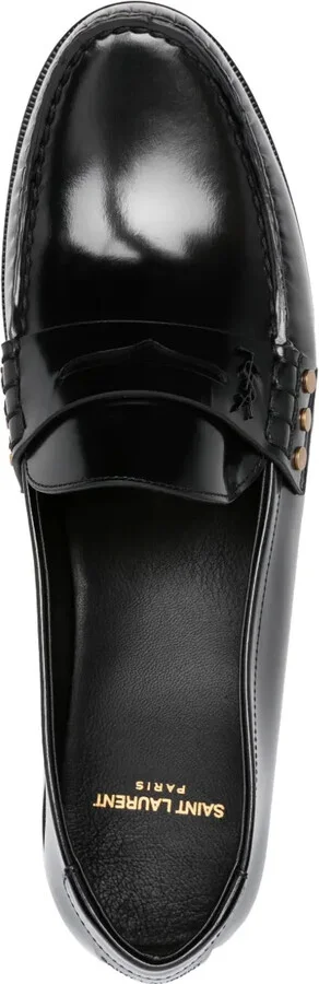 Almond-Toe Leather Loafers - Image 4