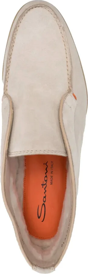 Almond-Toe Leather Loafers - Image 4