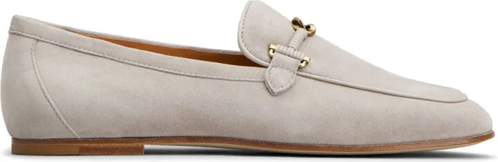 Almond-Toe Leather Loafers