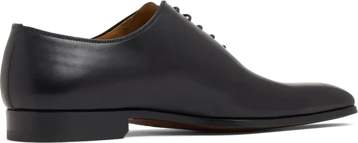 Almond-Toe Leather Oxford Shoes - Image 3