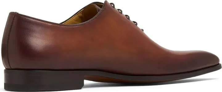 Almond-Toe Leather Oxford Shoes - Image 3