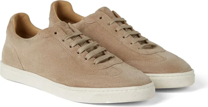 Almond-Toe Leather Sneakers - Image 2