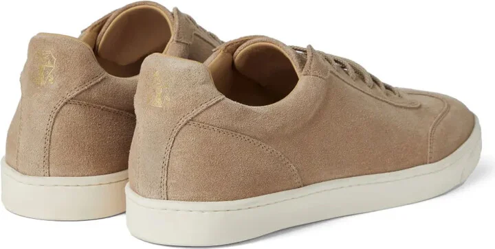Almond-Toe Leather Sneakers - Image 3