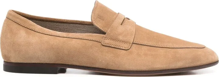 Almond-Toe Penny Loafers