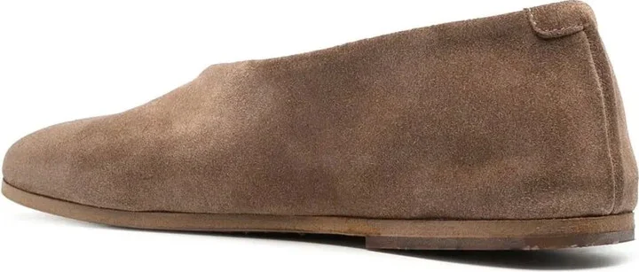 Almond-Toe Suede Ballerina Shoes - Image 3