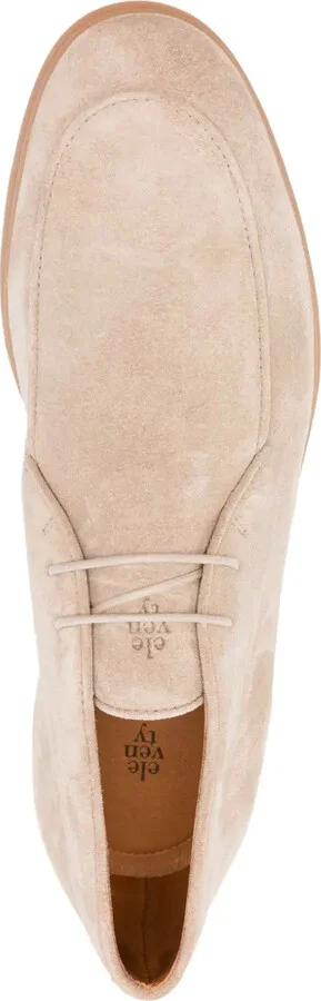 Almond-Toe Suede Derby Shoes - Image 4