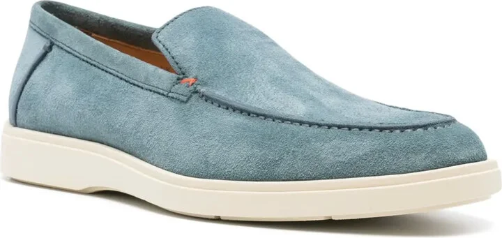 Almond-Toe Suede Loafers - Image 2