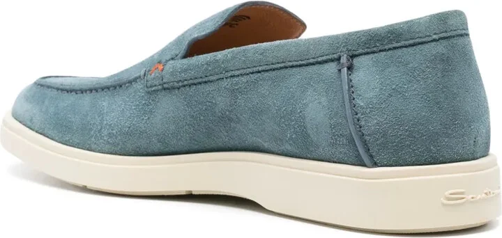 Almond-Toe Suede Loafers - Image 3