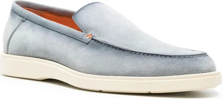 Almond-Toe Suede Loafers - Image 2