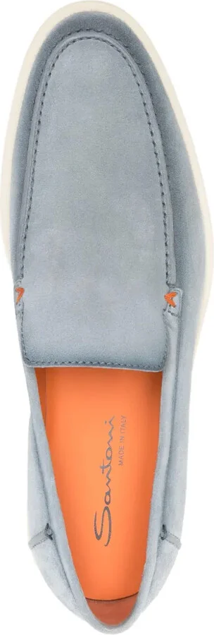 Almond-Toe Suede Loafers - Image 4