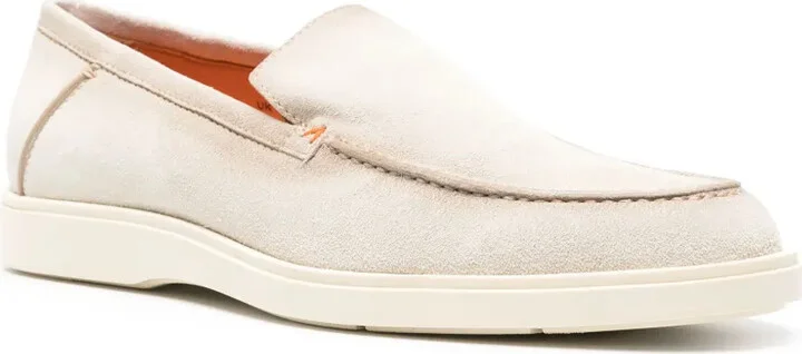 Almond-Toe Suede Loafers - Image 2