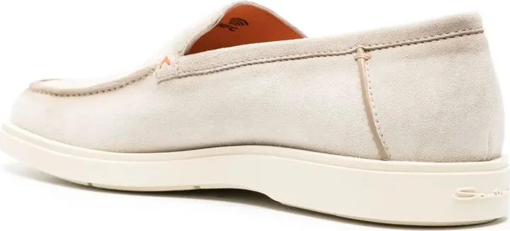 Almond-Toe Suede Loafers - Image 3