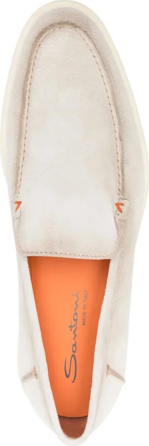 Almond-Toe Suede Loafers - Image 4