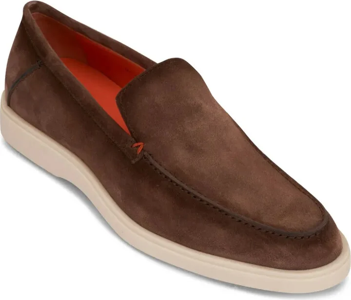 Almond-Toe Suede Loafers - Image 2