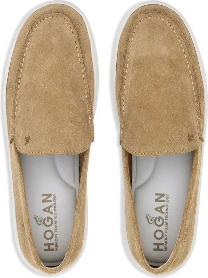 Almond-Toe Suede Loafers - Image 4