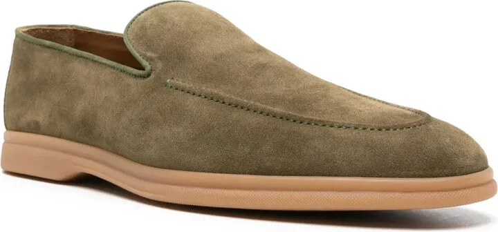 Almond-Toe Suede Loafers - Image 2