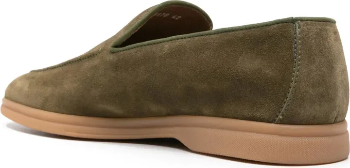 Almond-Toe Suede Loafers - Image 3