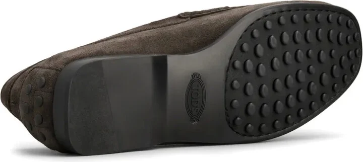 Almond Toe Suede Loafers - Image 4