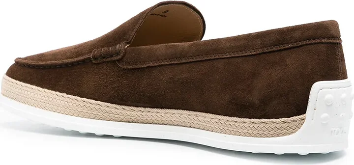 Almond-Toe Suede Loafers - Image 3