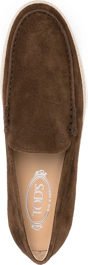 Almond-Toe Suede Loafers - Image 4