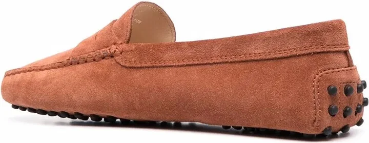 Almond Toe Suede Loafers - Image 3