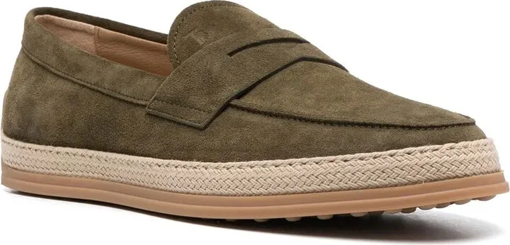 Almond-Toe Suede Loafers - Image 2