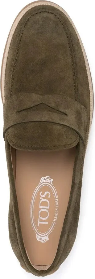 Almond-Toe Suede Loafers - Image 4