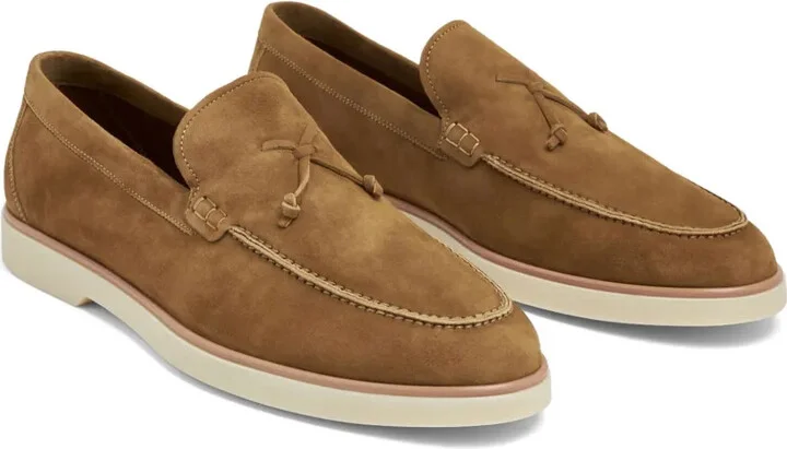 Almond-Toe Suede Loafers - Image 2