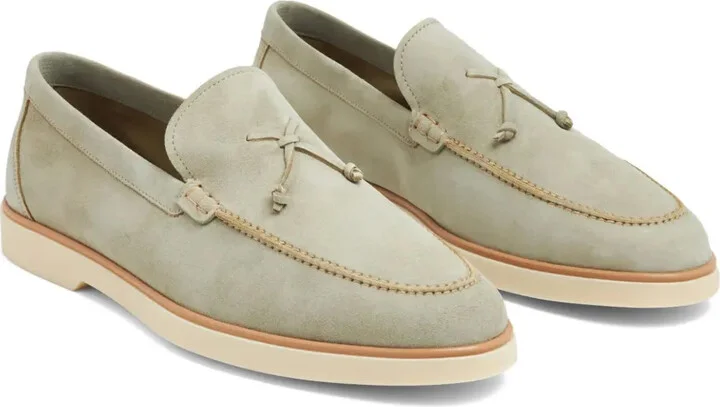 Almond-Toe Suede Loafers - Image 2